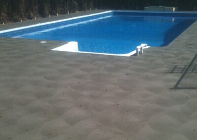 Concrete pool deck